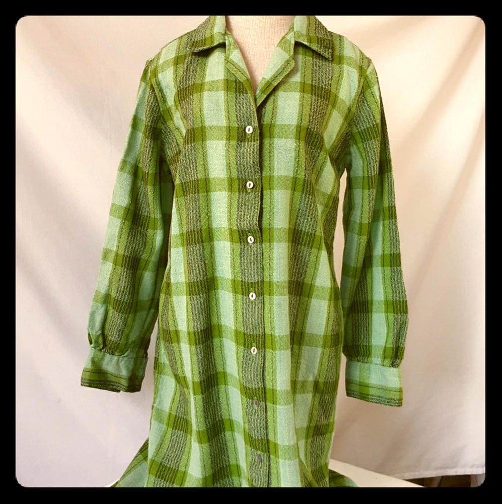 Vintage Shirt Style Dress by Donald Davies